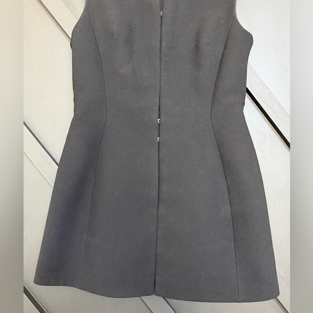 Tory Burch Hook & Eye Tunic/Dress in Black, Size 8 - Picture 7 of 14